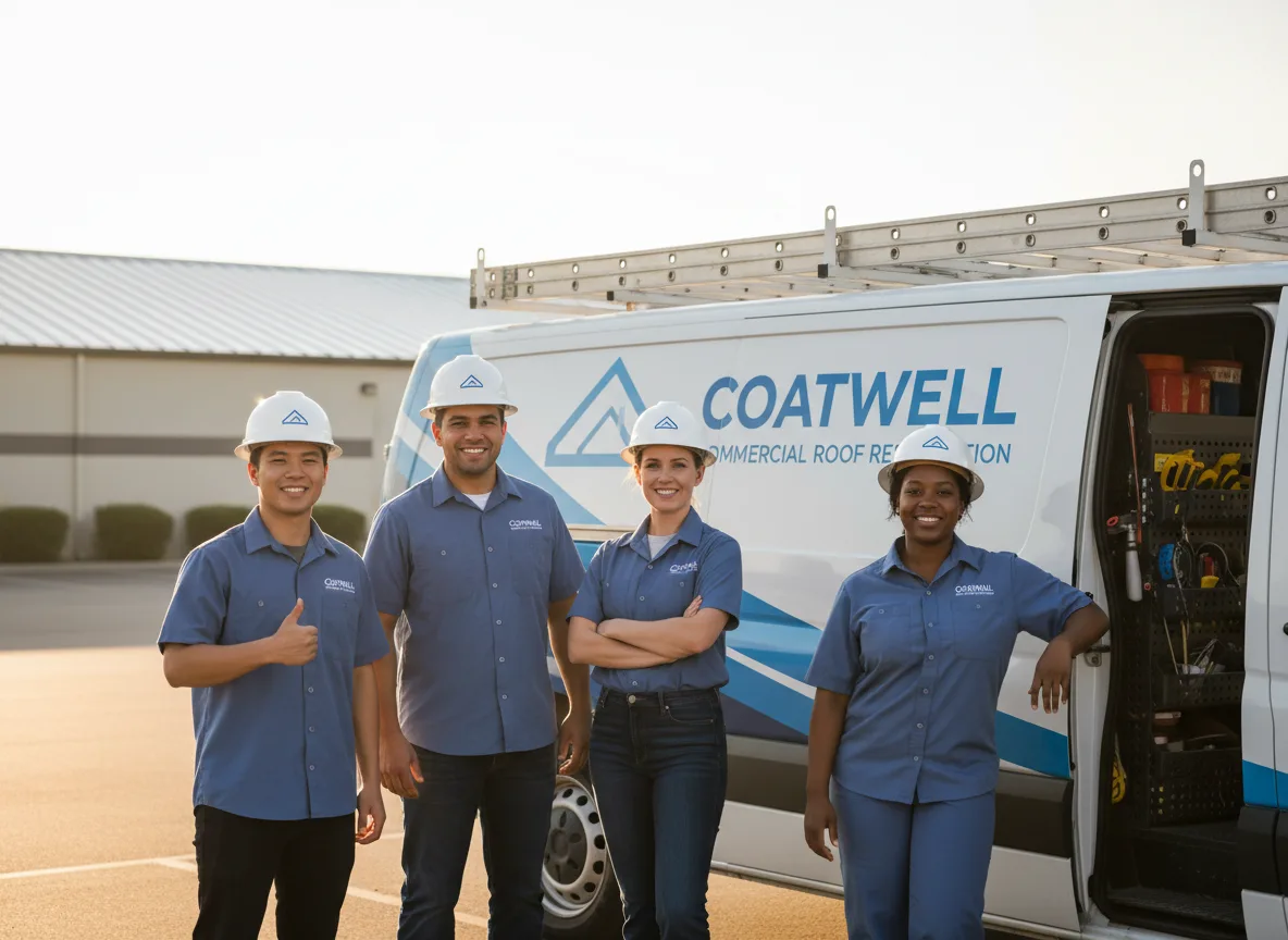 Commercial roof coating company in Arlington, MN